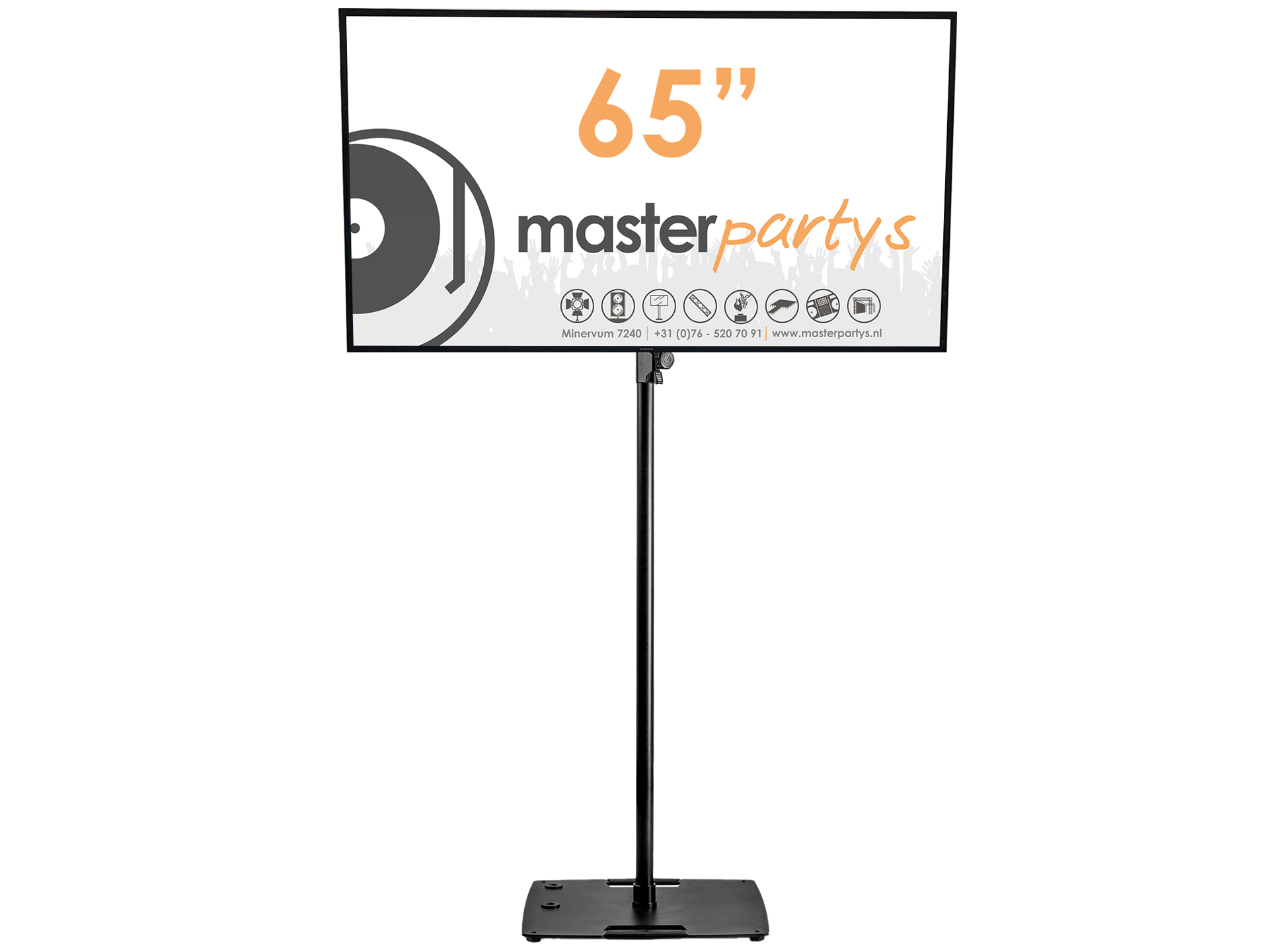 Master Partys 65" Tv huren