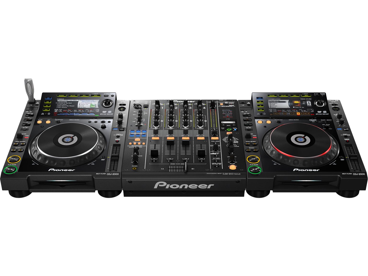 Pioneer DJ set 2000 huren Master Partys; professionele Pioneer DJ gear