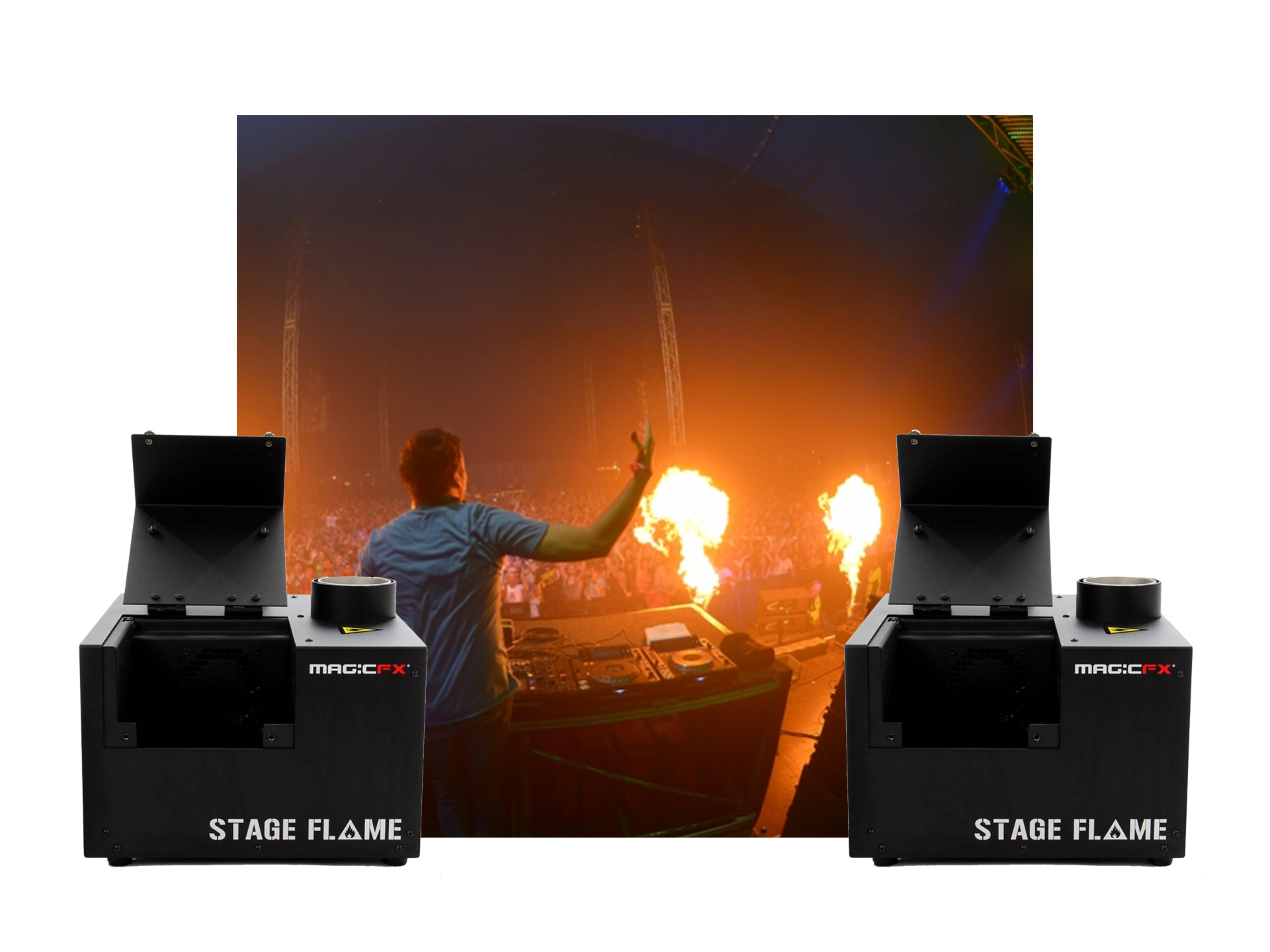 Master Partys flame set 2 huren