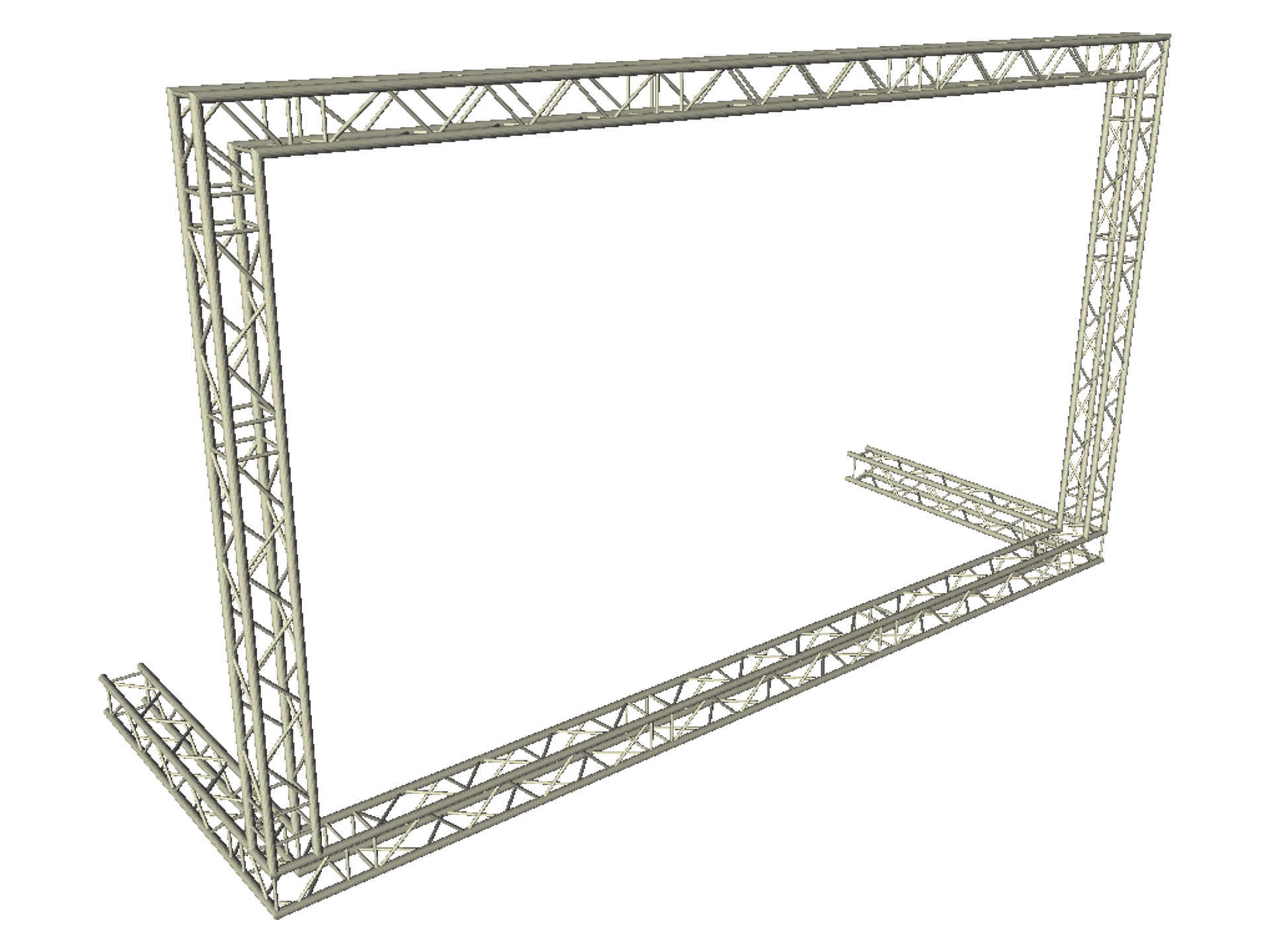 Master Partys truss outdoor spandoek frame huren