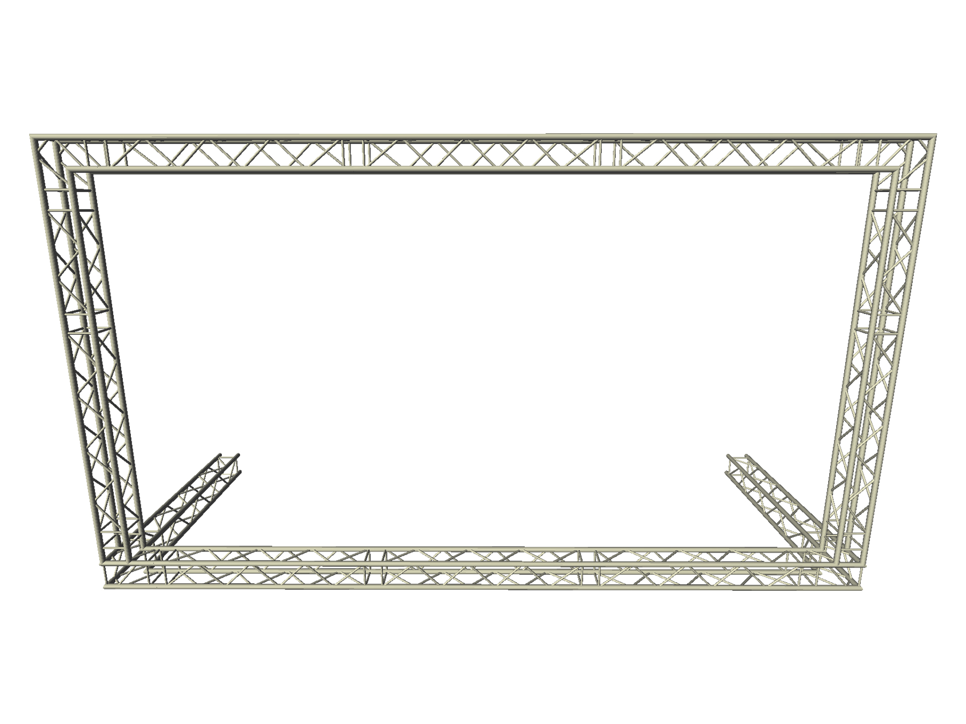 Master Partys truss outdoor spandoek frame huren