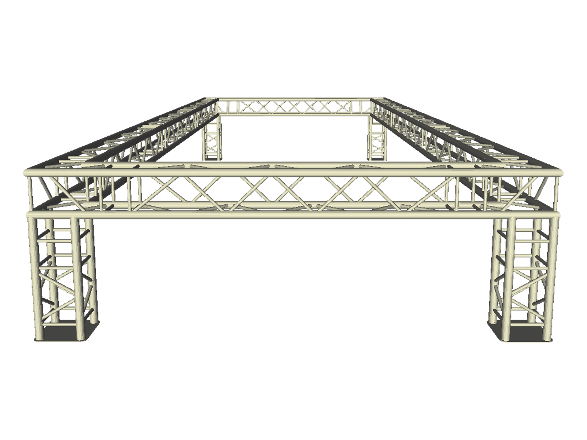 Master Partys laag truss carré huren