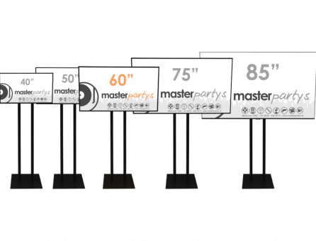 Master Partys led tv scherm 60" huren