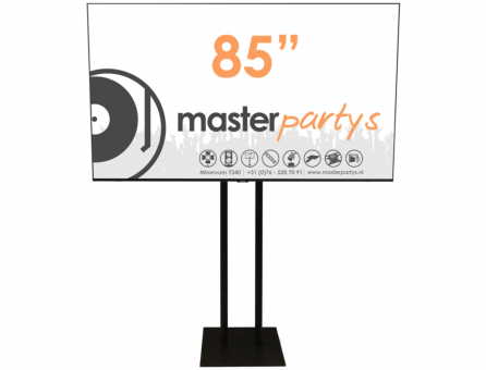 Master Partys led tv scherm 85" huren