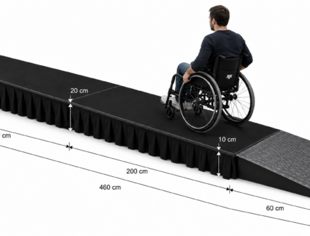 Rolstoel ramp huren
